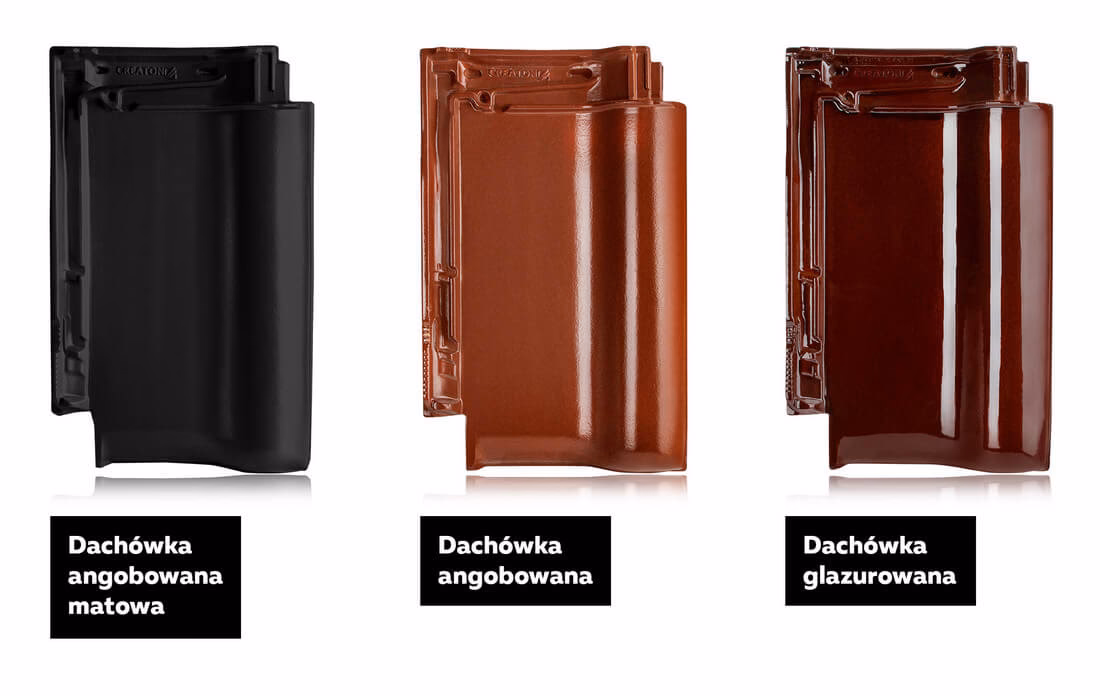 Co oznacza angobowana dachówka?