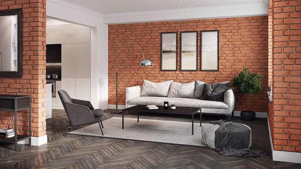 Jak stylizować czerwoną cegłę?