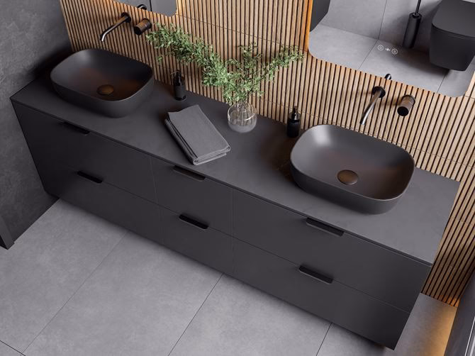 Jak wyczyścić czarną umywalkę i toaletę?