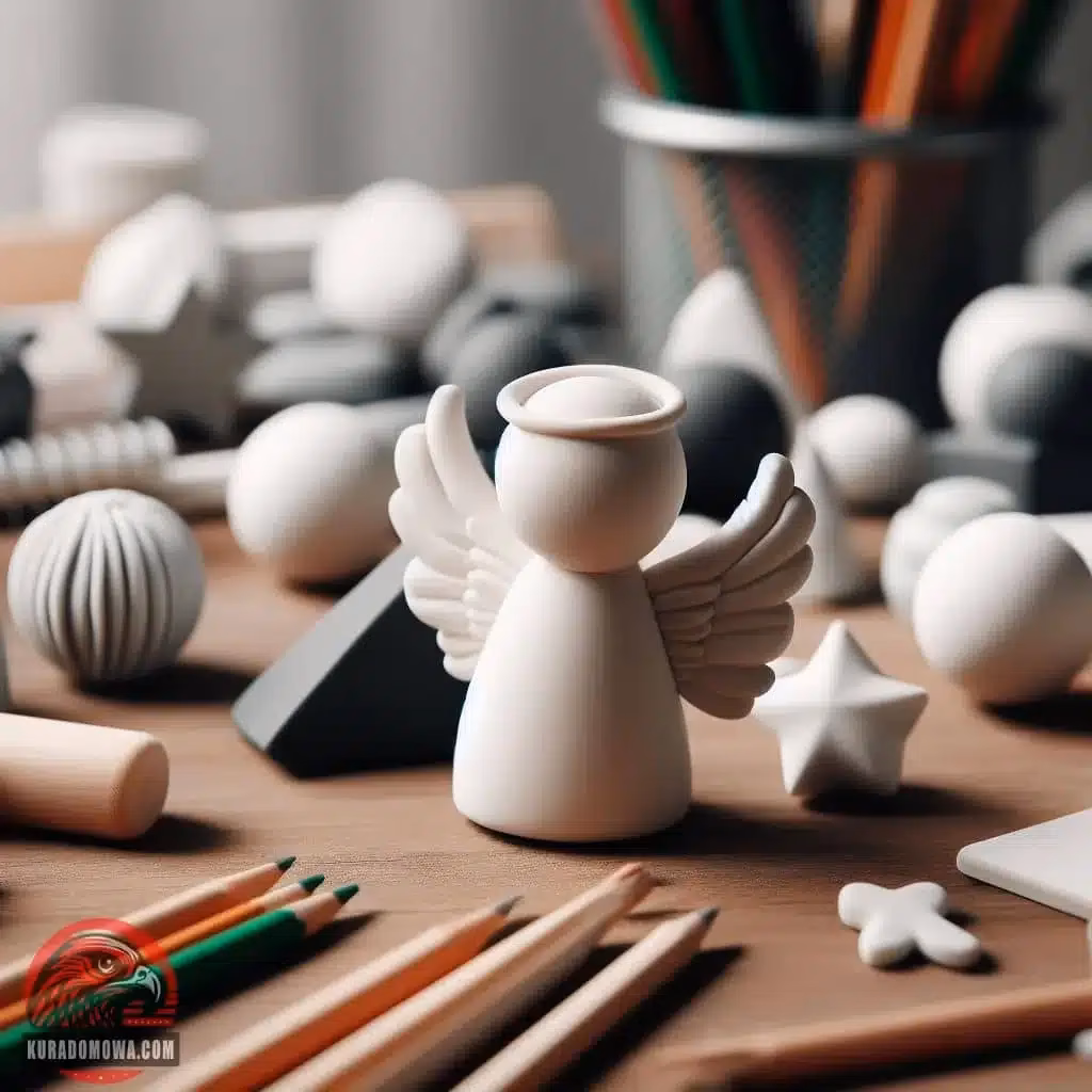 Z czego zrobić główkę aniołka?