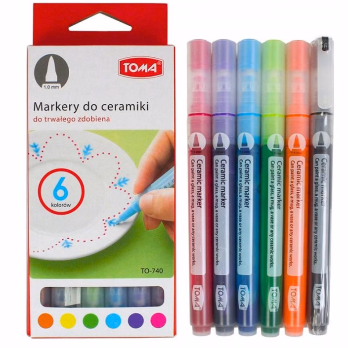 Jakie markery działają na ceramice?