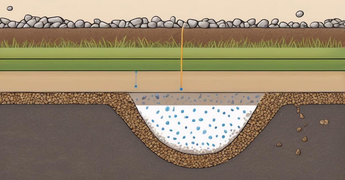 Jak odprowadzić wodę przez glinę?