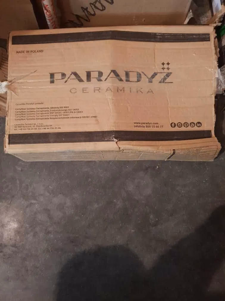 Ile waży opakowanie płytek 120x60?