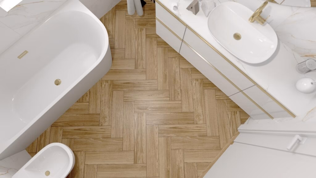 Jakie płytki do ułożenia w jodełkę?