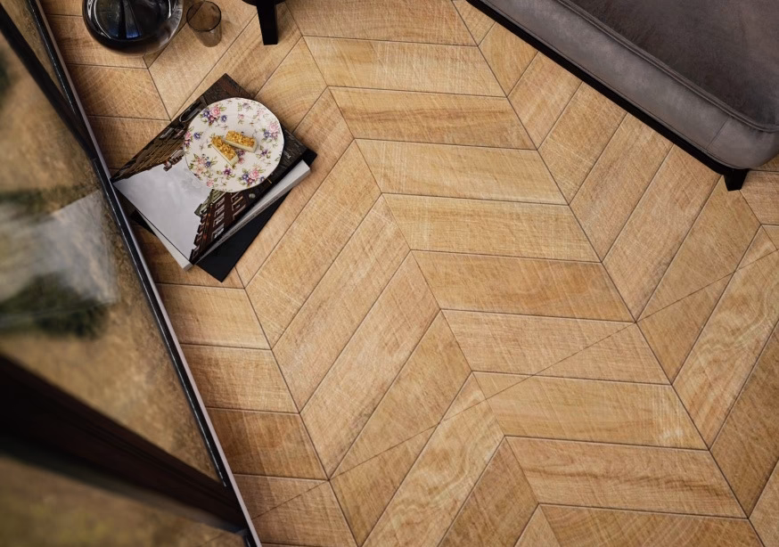 Jaka jest cena za m2 płytek w jodełkę?