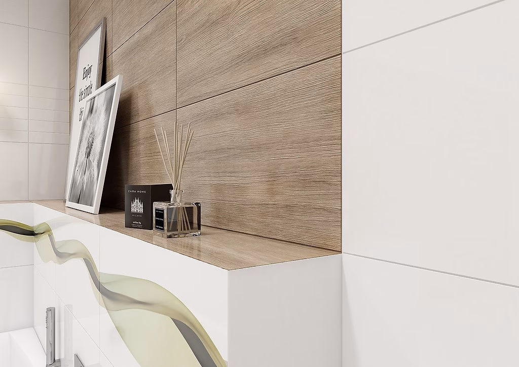 Jakie płytki do małej łazienki -- matowe czy z połyskiem?