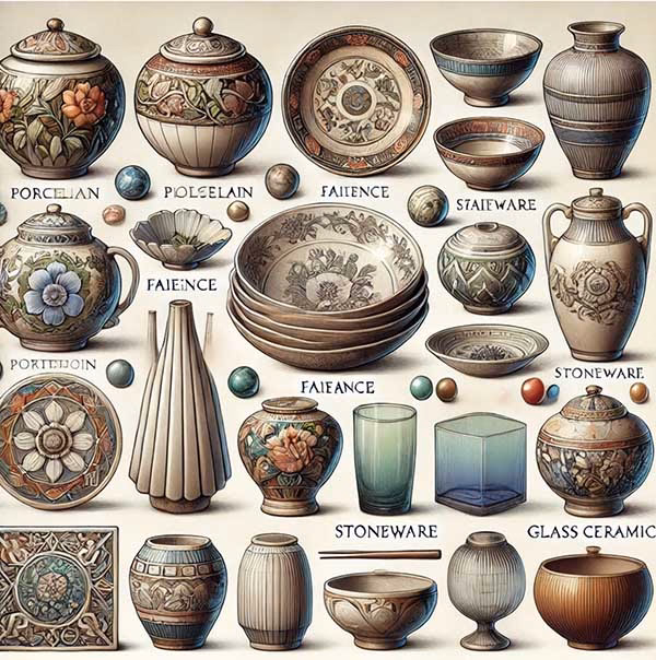 Jaki jest podstawowy surowiec w przemyśle ceramicznym?