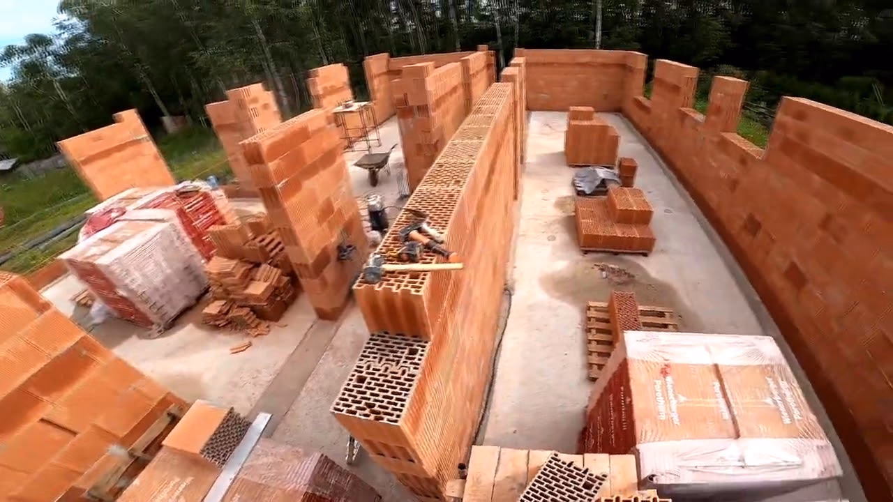 Na co muruje się porotherm?