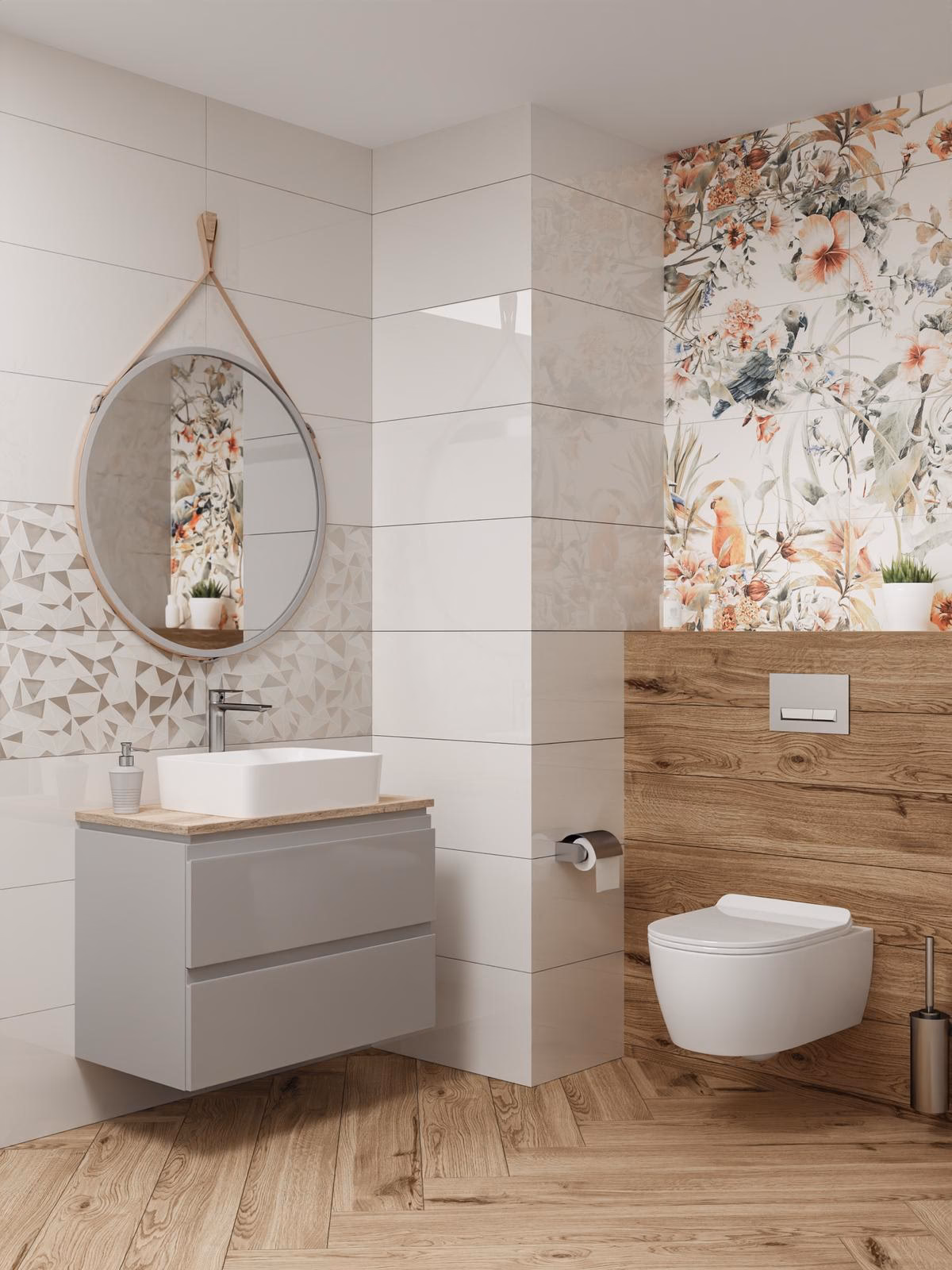 Czy lustro powinno być zwrócone w stronę toalety?