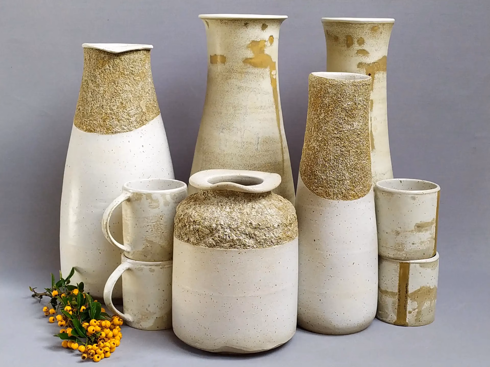 Jakie trzy przedmioty są wykonane z gliny?